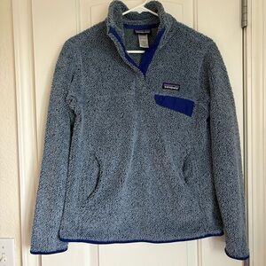 Patagonia Women’s Quarter Snap Pullover Sherpa Sweatshirt With Pockets - Size S